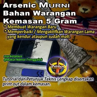 Arsenic Trioxide Murni bahan Membuat Warangan Arsenik Baru atau Aktifkan Warangan Lama