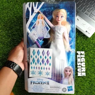 DISNEY FROZEN 2 II ELSA DESIGN DRESS DOLLS FIGURE HASBRO 2 PACK