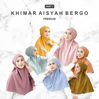 Khimar Aisyah Bergo Tali (HIJAB JILBAB BERGO DIAMOND)