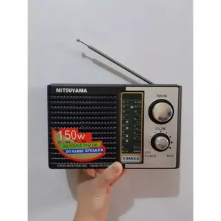 Radio Mitsuyama MS-4046 Portable Ac dan Dc - Radio Jadul FM AM SW Mitsuyama MS 4046 - Radio Portable