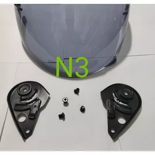 Paket kaca, rachet dan baut helm fullface standar bawaan yamaha