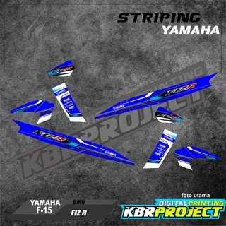 FIZ R   striping motor YAMAHA motor sticker variasi RacingF-15(cod) stiker