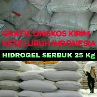 HiDROGEL SERBUK HYDROGEL 25 Kg MEDIA TANAM HIDROGEL KRISTAL SAP IMPORT