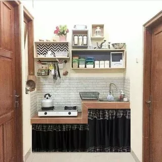 Gorden Kolong Dapur Poni Bisa Custom Tinggi dan COD Gorden kolong dapur minimalis Best seller Bisa COD Tirai Murah Lebay