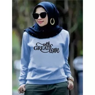 Kaos Lengan Panjang / Kaos Sweatshirt / Atasan Wanita / Atasan Wanita Lengan Panjang / Atasan babytery import