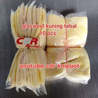 GLASWOOL GESPUL KUNING TEBAL 10 PCS