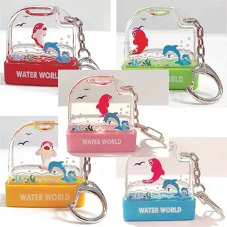 waterworld stamp with key chain custom stamp / stempel nama ww dolphin dengan gantungan kunci