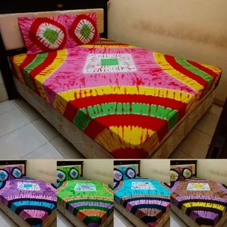 Sprei Batik Jumputan Pekalongan Ukuran 180x200 Terbaru