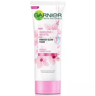 ?Mahkota Ayu Kosmetik? Garnier Sakura White Pinkish Glow Foam 50gr & 100gr