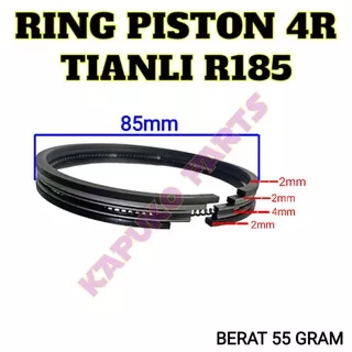 TIANLI R185 RING PISTON 4R 85MM UNTUK MESIN DIESEL TIANLI