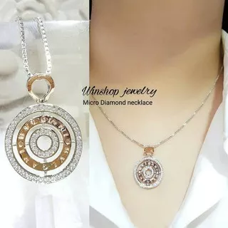 Kalung Liontin Bvlgari Bulgari Kalung Silver Gold Emas Wanita Kalung Rosegold Silver Perak Wanita