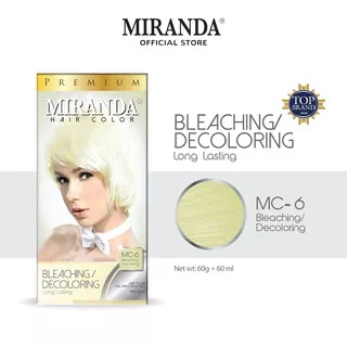 Miranda Hair Color Premium (Cat Rambut Permanen) MC6 Bleaching 60ml