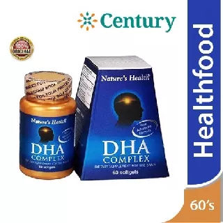 Nature's Health DHA Complex 500mg 60 Capsul/Daya Ingat/Konsentrasi/perkembangan otak bayi/dementia