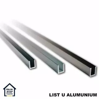 List U Aluminium Profil - Abu-abu, 4