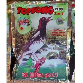 Topsong Plus 3IN1 Pakan Burung Seaweed Rumput Laut