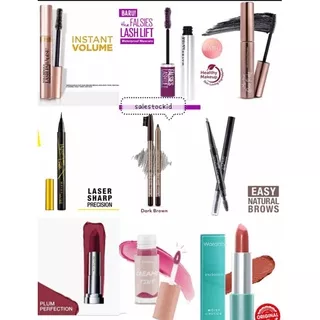 LOREAL Paris Voluminous Lash Paradise Waterproof Maybelline The falsies Lash Lift Mascara EYELINER HYPERSHARP eyebrow pencil define blend mechanic MARINA Eyeliner Mascara Glow Ready Black Pensil Alis