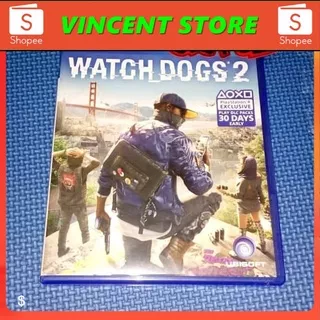PRODUK ORIGINAL!!!  bd ps4 kaset game watch dogs 2
