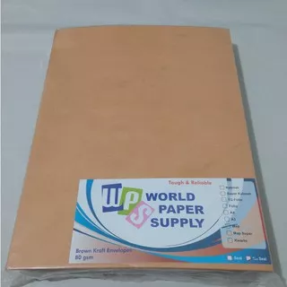 Amplop Coklat Ukuran Map WPS ( 27,5 x 37,5 cm )