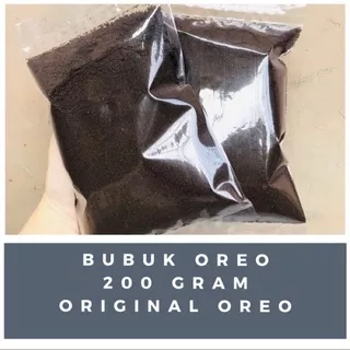 Bubuk O reo / Bubuk Oweo / Oreo crumb halus / Black Cookies / Topping Cake / Toping Donat / Kue