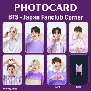 PC-0770, Photocard BTS Japan Fanclub Corner 2 sisi