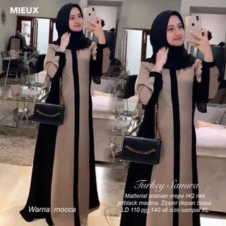 MIEUX/Turkey samira/Abaya/Turki samira/gamis turki/gamis abaya/gamis Turki Abaya