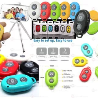 TOMSIS BLUETOOTH REMOTE SHUTTER ANDROID / IOS / IPHONE TOMBOL NARSIS