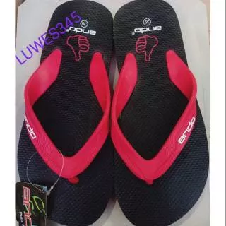 SANDAL ANDO.HAWAII LIKE 02.WARNA MERAH/HITAM.38 SAMPAI 42