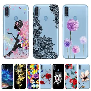 Samsung Galaxy M11 Casing TPU Soft Back Cover Phone Case HP Samsung M11 M 11 GalaxyM11 Silikon Kasus