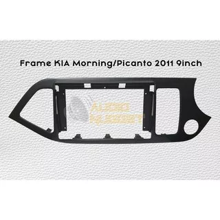 Frame panel head unit android KIA Picanto Morning 2011 2017 9inch