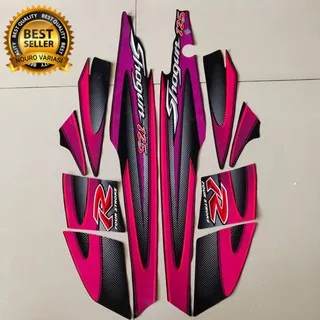 striping suzuki shogun 125 r 2005 2006 ungu body standar berkualitas terbaik