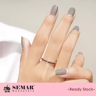 Cincin Emas List Ring Black-Stone Gold 17K Semar Nusantara