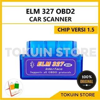 OBD OBD2 ELM327 V1.5 Car Scanner Bluetooth Alat Scan Mobil 1.5 Android
