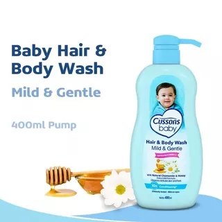 Cussons Baby Hair and Body Wash 400ml PUMP // Sabun dan Shampoo 400ml