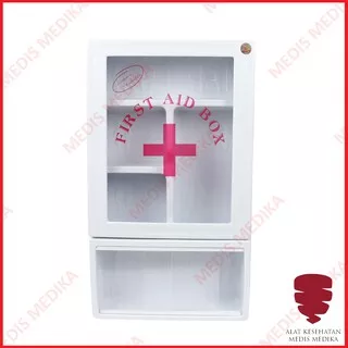 Maspion MC-15 Kotak Obat P3K MC 15 Dinding First Aid Box Cabinet Serbaguna MC15