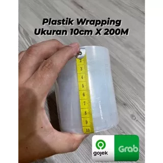 Plastik wrapping stretch film plastic warpin wreping reping wraping plastik murah 10cm x 200