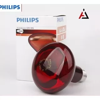Bohlam Philips 100 watt / Lampu Terapi Infrared 100 Watt Philips
