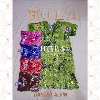 HOLA_FASH | Daster Alvin, daster batik, baju tidur, piyama daster, daster adem, baju rumah