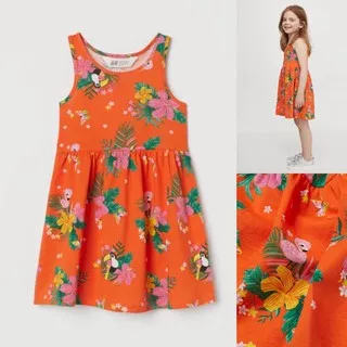 H&M Orange Toucan Dress SALE