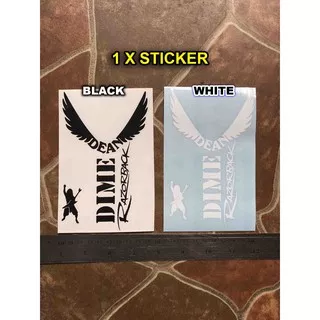 Dean Dime Razorback Sticker Tempel Headstock Gitar Exile Series Elektrik Akustik Guitar Dave Mustaine Dimebag Darrell Bass Acoustic Electric Decal