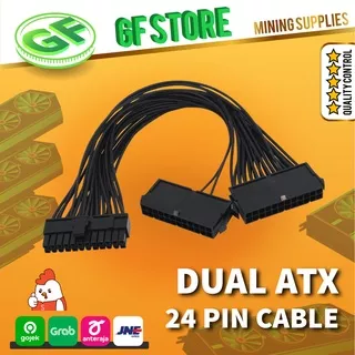 Dual PSU Power Supply 24 Pin ATX Connector - Kabel 24Pin ATX