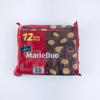 Regal Marie Duo / Biskuit Marie Sandwich Cokelat / Isi 12pcs