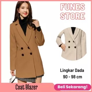 Jas Wanita Jas Kantor X7O0 Blazer Wanita Kancing Outer Blazer Basic Scuba Jas Wanita Bahan Awet Tebal Jas Kerja Bahan Wedges Blazer Basic Atasan Kerja Wanita Jas Kantor Wanita Jas KantorBlazer Kerja Kantor Coat Blazer Blazer kerja wanita korea VCN M8M0