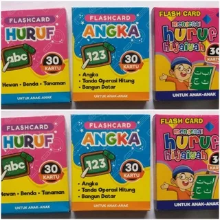 Flashcard untuk Anak Angka dan Huruf - Lingkar Media