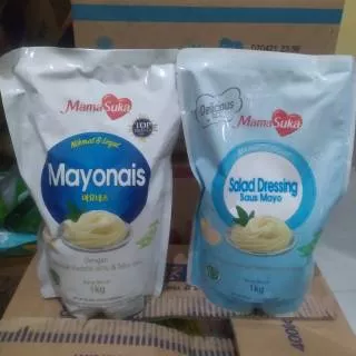 Mamasuka mayonnaise 1kg / salad dressing 1kg / real mayo / mayones / mayonaise