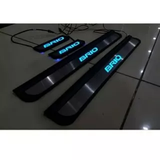 Sillplate samping mobil honda Brio led lampu