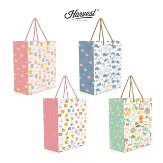 Paper Bag Baby / New Born Harvest (L) Baby Land - Paket isi 4