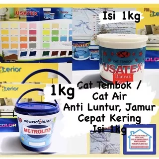 Cat Metrolite / Cat Tembok / Cat Air / Cat Vinilex 1kg dan Cat Usatex