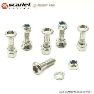 Baut Gear Gir Belakang SCT MX KLX 150 BF Dtracker CRF 150 L Stainless