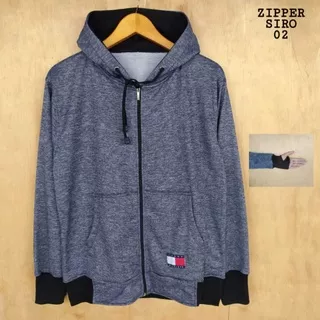 Jaket Misty Zipper Siro Pria/Wanita Hoodie Resleting