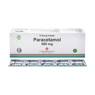 Paracetamol Tablet - Pereda Nyeri, Pusing , Demam